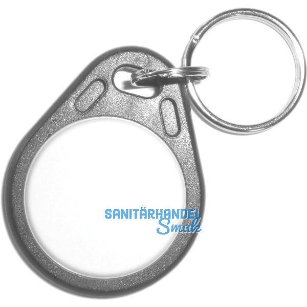 PS SOLO Schl�sselchip, � 32 mm, Kunststoff schwarz