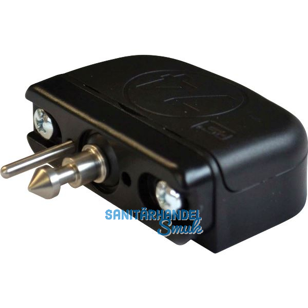 PS SOLO Schlie�teil Latch 74 3D f�r Lade, Dreht�re, Stahl/Kunststoff schwarz