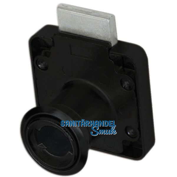 HEKNA Zylinder-Kastenschloss 1280 Lade, Dornma� 25 mm, Zamak schwarz