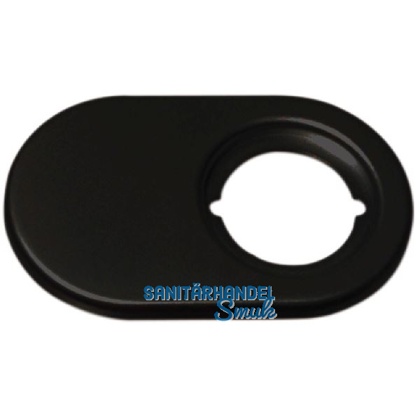 HEKNA Anschlagplatte 512, Zamak schwarz