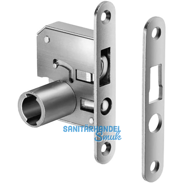 HEKNA Zylinder-Rollladen-Einsteckschloss 518 links, Zamak vernickelt