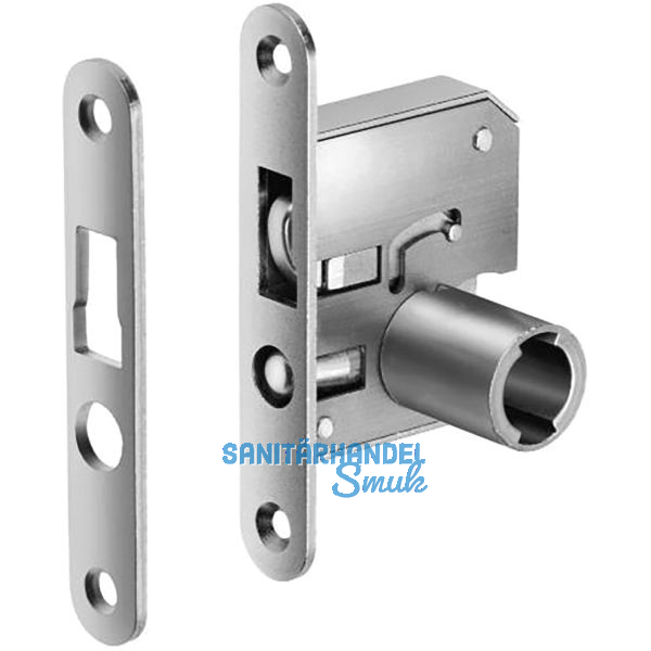 HEKNA Zylinder-Rollladen-Einsteckschloss 518 nach oben, Zamak vernickelt