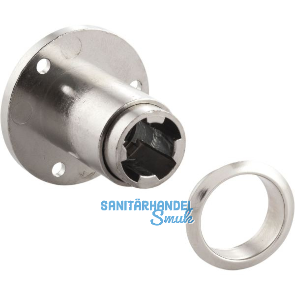 HEKNA Zylinder Klappenschloss 2102 � 19 mm, L�nge 27 mm, Zamak vernickelt