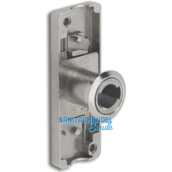 HEKNA Schubstangenschloss 630 Zylinder rechts, Zamak vernickelt