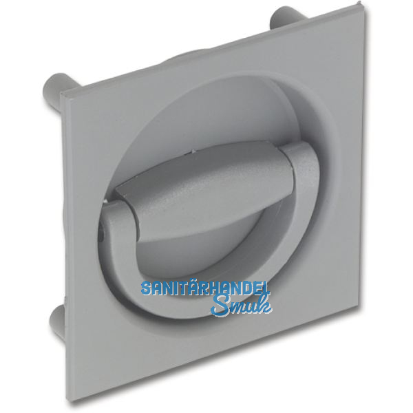 HEKNA Muschelgriff 498 zu Fallenschloss 920, Dornma� 32 mm, Kunststoff staubgrau
