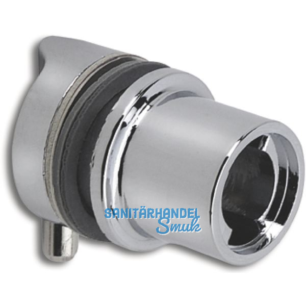 HEKNA Zylinder-Glast�rschloss 6010, Zamak poliert