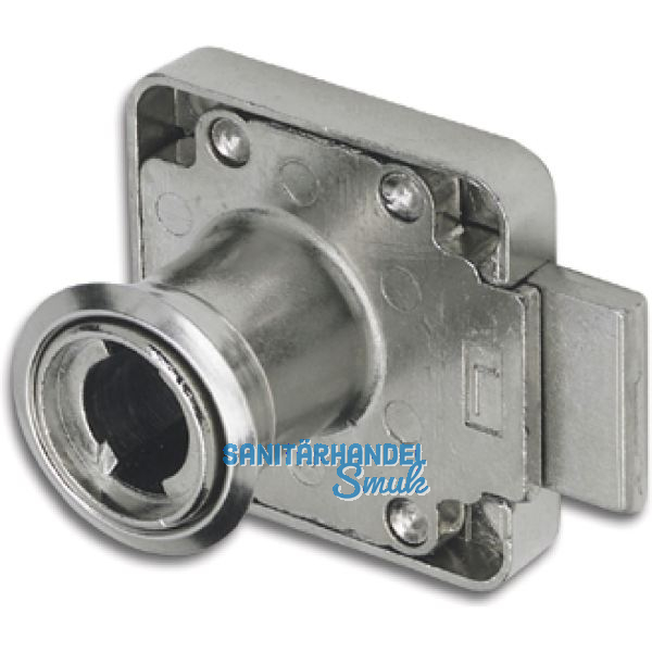 HEKNA Zylinder-Kastenschloss 1280 links, Dornma� 25 mm, Zamak vernickelt