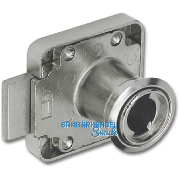 HEKNA Zylinder-Kastenschloss 1280 rechts, Dornma� 25 mm, Zamak vernickelt