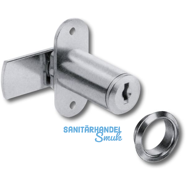 HEKNA Zylinder-Hebelschloss 6070 Typ 542 rechts, Schlie�hebel glatt, L 40 mm