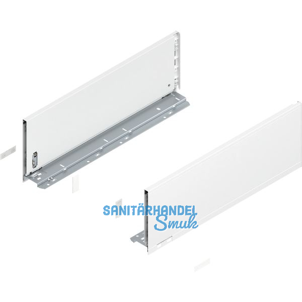 BLUM LEGRABOX pure SET H�he C, BLUMOTION S, 70Kg, NL 450, Seidenwei�