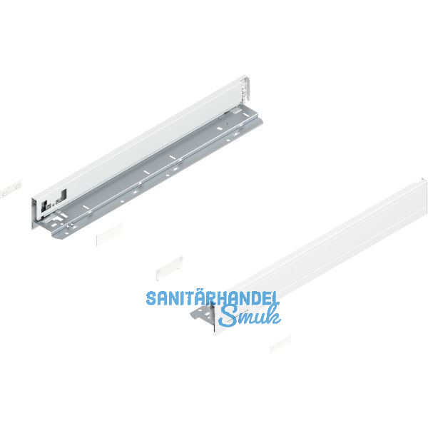 BLUM LEGRABOX pure SET H�he N, TIP-ON, 40kg, NL 400, Seidenwei�