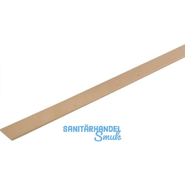 Schlagleiste flach 30 mm, L 2500 mm, Kunststoff hellbraun