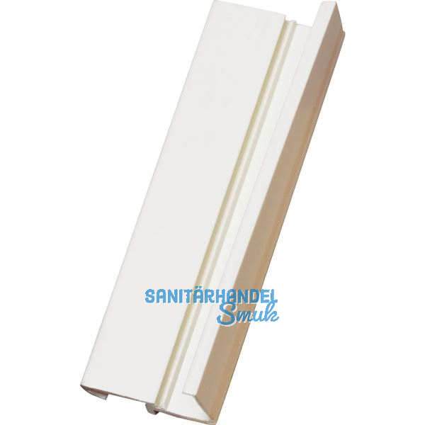 REHAU Schlagleiste mit verdecktem Schraubkanal L 2300 mm, Kunststoff wei�