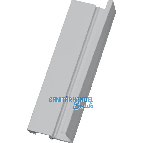 REHAU Schlagleiste mit verdecktem Schraubkanal L 2300 mm, Kunststoff lichtgrau