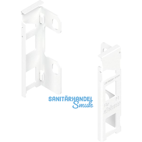 BLUM LEGRABOX Holzr�ckwandhalter H�he M, Seidenwei�-matt