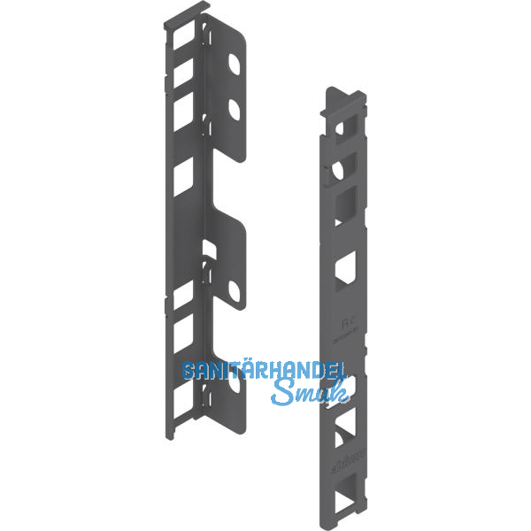 BLUM LEGRABOX Holzr�ckwandhalter H�he C, Oriongrau-matt