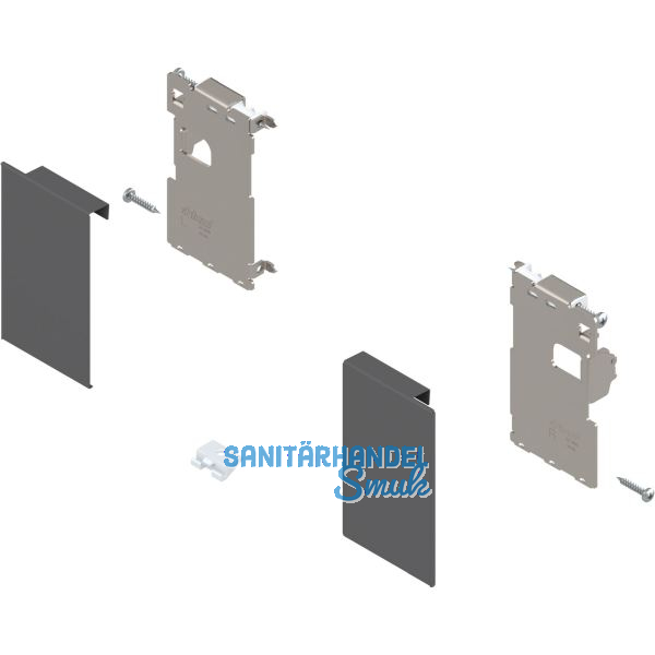 BLUM LEGRABOX Fronthalter Innenschubkasten H�he M, Oriongrau-matt