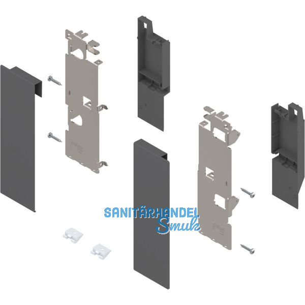 BLUM LEGRABOX Fronthalter Innenauszug mit Reling H�he C, Oriongrau