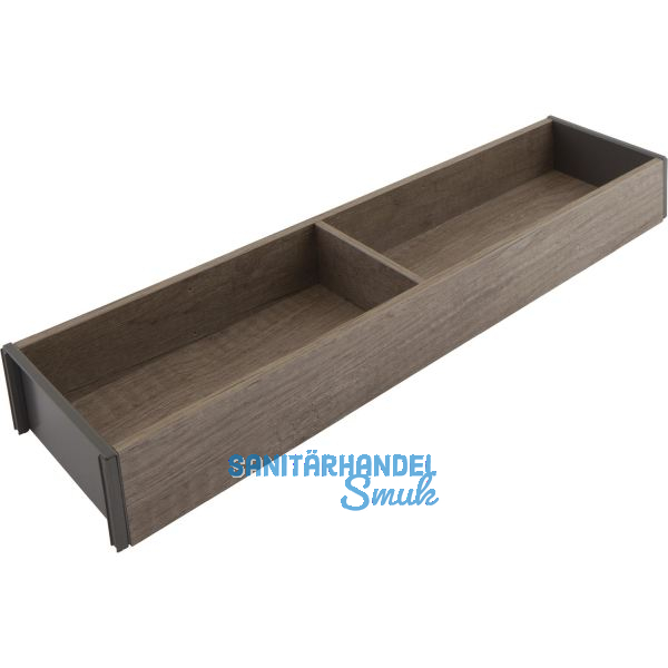 BLUM AMBIA-LINE Schubkastenrahmen schmal, NL450mm, B100mm, Nebraska Eiche