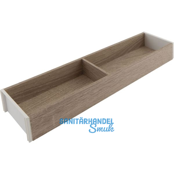 BLUM AMBIA-LINE Schubkastenrahmen schmal, NL550mm, B100mm, Bardolino Eiche