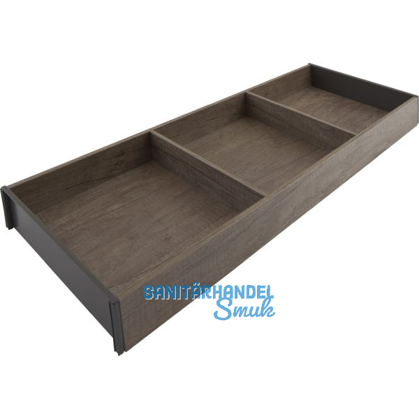 BLUM AMBIA-LINE Schubkastenrahmen breit, NL600mm, B200mm, Nebraska Eiche