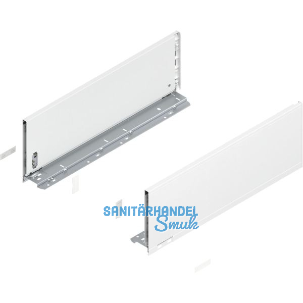 BLUM LEGRABOX pure SET H�he C, TIP-ON, 40kg, NL 500, Seidenwei�