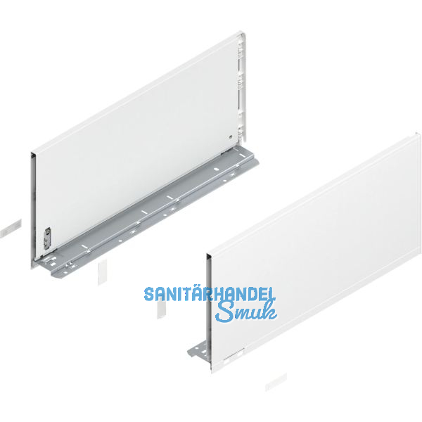 BLUM LEGRABOX pure SET H�he F, TIP-ON, 70kg, NL 500, Seidenwei�