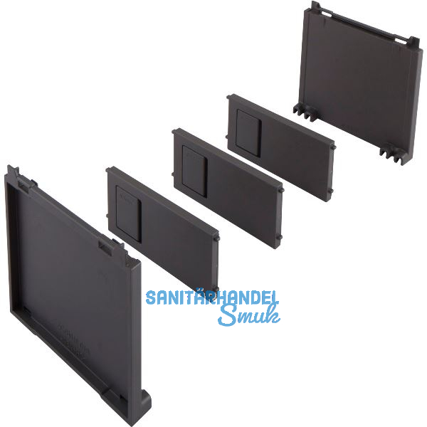 BLUM AMBIA-LINE Flaschenset, B100mm, Kunststoff Oriongrau matt