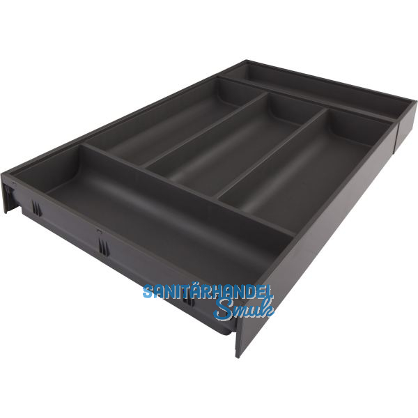 BLUM AMBIA-LINE Besteckeinsatz NL550mm,B300mm, Stahl Oriongrau