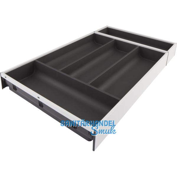 BLUM AMBIA-LINE Besteckeinsatz NL550mm,B300mm, Stahl SW/OG