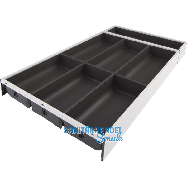 BLUM AMBIA-LINE Besteckeinsatz NL600mm,B300mm, Stahl SW/OG