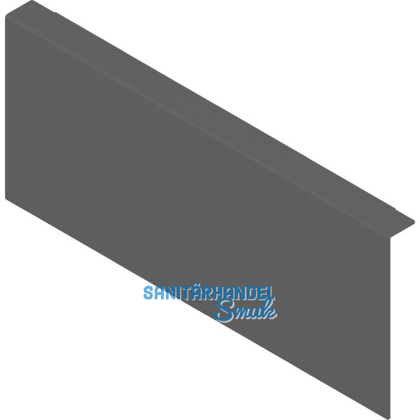 BLUM AMBIA-LINE Holzr�ckwandadapter. H�he K, B242 mm, Stahl Oriongrau