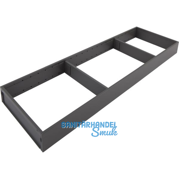BLUM AMBIA-LINE Schubkastenrahmen breit, NL650mm, Stahl Oriongrau matt