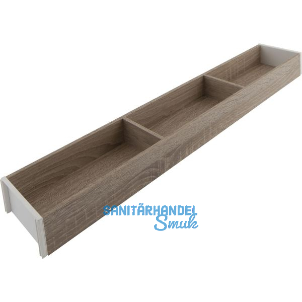 BLUM AMBIA-LINE Schubkastenrahmen schmal, NL650mm, B100mm, Bardolino Eiche
