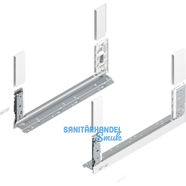 BLUM LEGRABOX free SET H�he C, TIP-ON, 70kg, NL 500, Seidenwei�