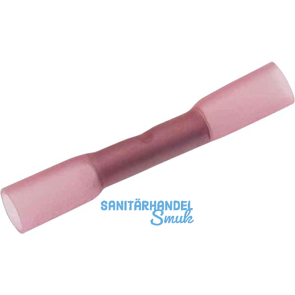Sto�verbinder 1mm� schrumpfisoliert rot