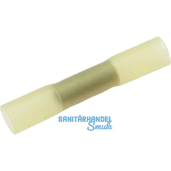 Sto�verbinder 6mm� schrumpfisoliert gelb