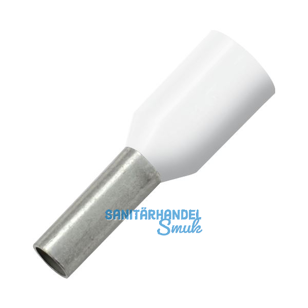 Aderendh�lse 0,5x10/16 mit Kragen wei�