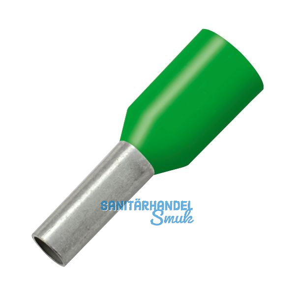 Aderendh�lse 16x18/29 mit Kragen gr�n