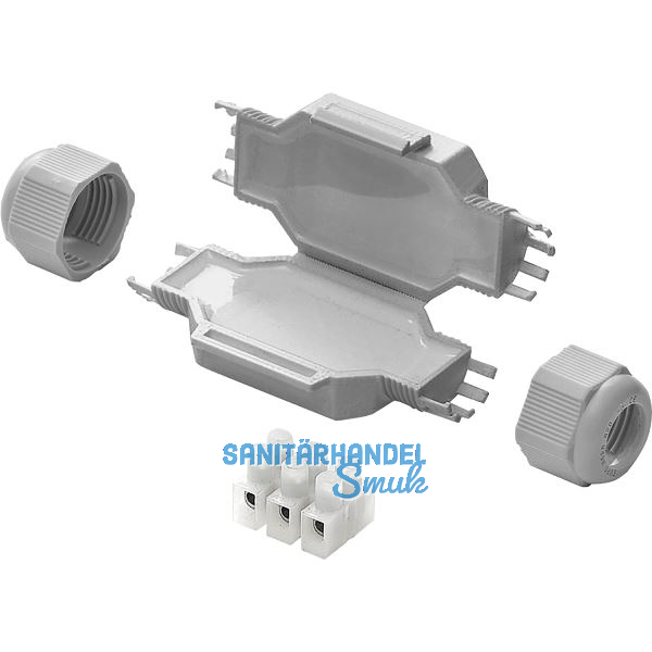 Gelgef�llte Verbindungsmuffe Fred IP68 f�r Kabel bis 3x2,5mm� grau