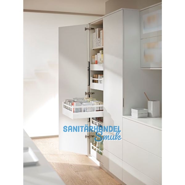 BLUM SPACE TOWER TANDEMBOX antaro mit Reling NL550 KB450 wei�