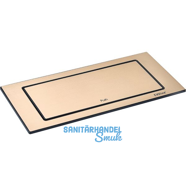 EVOline BackFlip, 2 Stk. Schukosteckdosen, USB-C-Charger, Messing Effekt