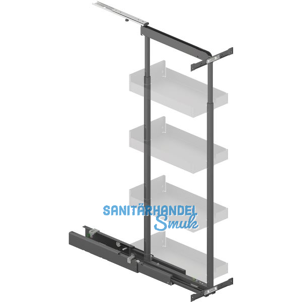 PEKA Hochschrank Standard Set KB 300 mm 900 - 1300 mm Anthrazit