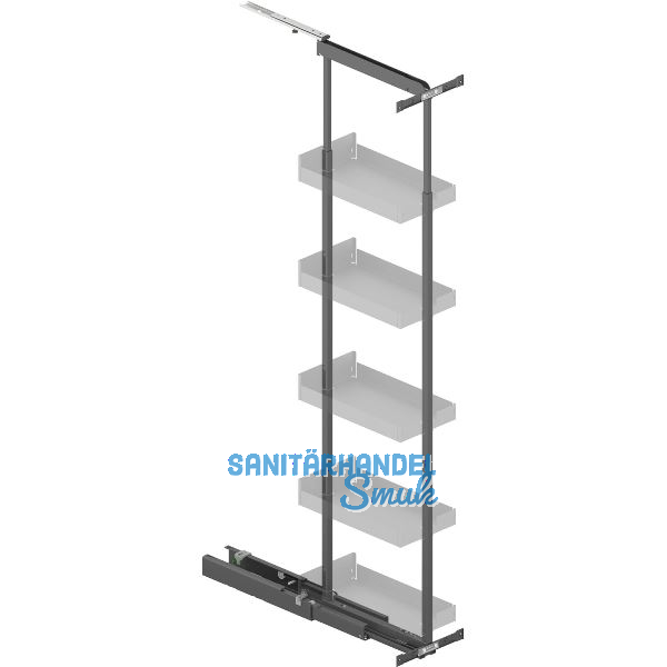 PEKA Hochschrank Standard Set KB 300 mm 1600 - 2000 mm Anthrazit