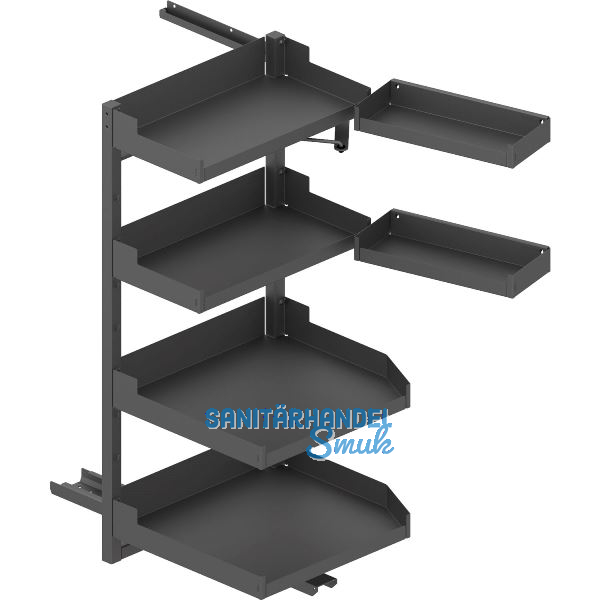 PEKA Pleno Maxi Plus Set 600-1300 rechts Anthrazit