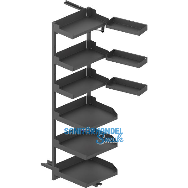 PEKA Pleno Maxi Plus Set 600-1900 rechts Anthrazit