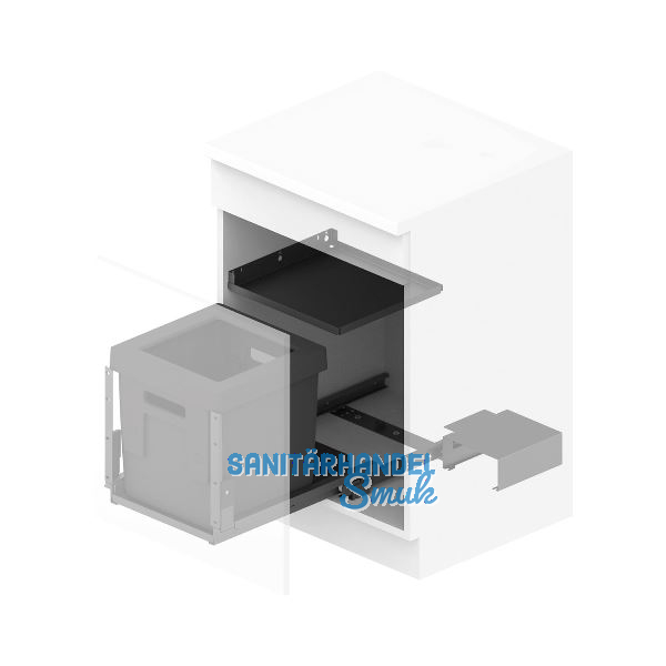 PEKA Abfallsystem Oeko Complet Aqua G KB 600 mm Anthrazit