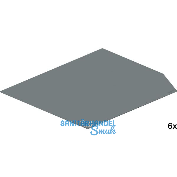 PEKA Antirutschmatten-Set Silikon 450-1900 Pleno Maxi Walnussgrau