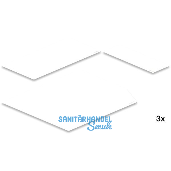 PEKA Antirutschmatten-Set Silikon 600-1900 Pleno Maxi Perlwei�