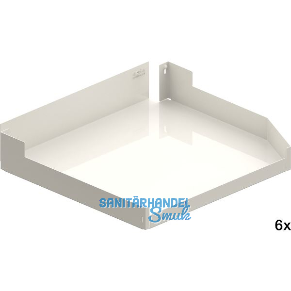 PEKA Einh�ngetablar-Set Liro 450-1900 rechts Pleno Maxi Standard Wei�